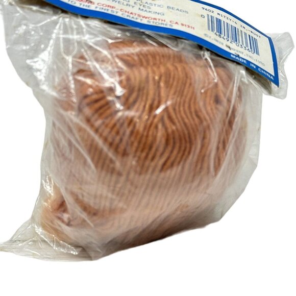 Westrim Crafts Mitzy Doll Head and Hands with Yarn Hair Rust #9603 6 In - Picture 2 of 5